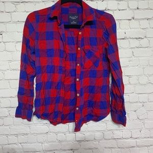 American Eagle flannel plaid